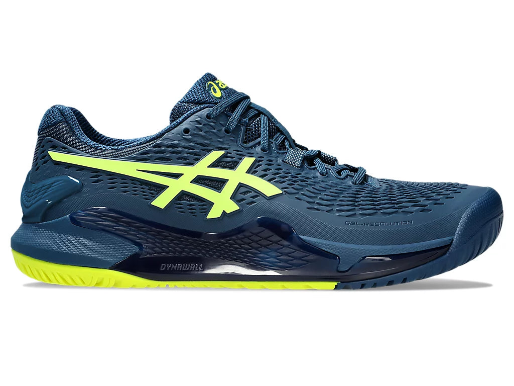 Asics Gel Resolution 9 Men s Wide Blue Yellow Just Tennis