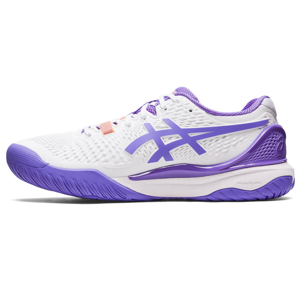 Asics Gel Resolution 9 Womens (White/Purple)