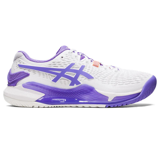 Asics Gel Resolution 9 Womens (White/Purple)