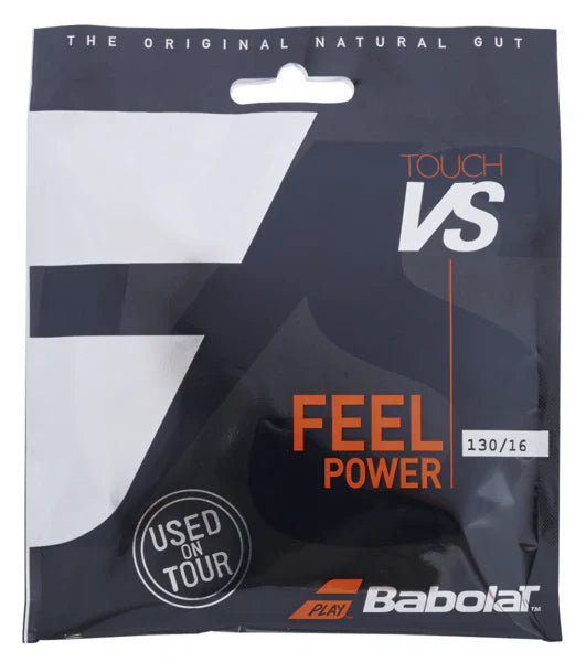 Babolat VS Touch Natural Gut 16g/1.30mm - String Set - (Black)