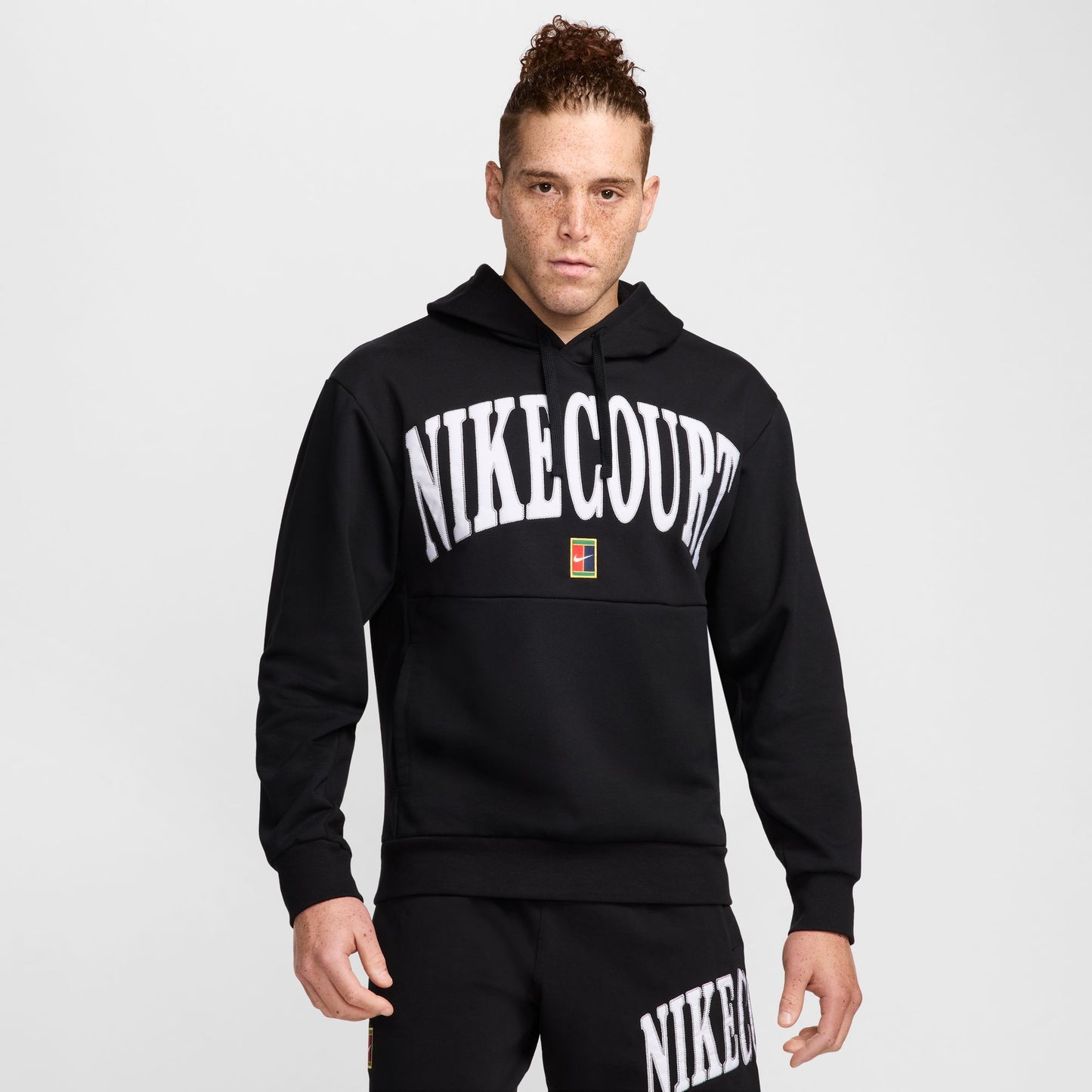 Nike Court Dri-Fit Fleece Heritage Hoodie Men’s (Black)