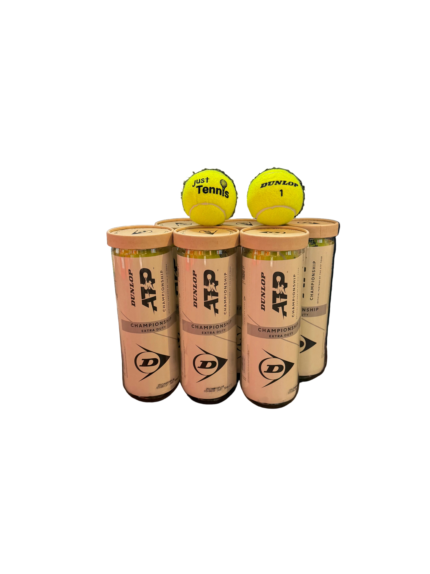 Dunlop ATP Championship 6 Pack JT Logo Ball - Extra Duty
