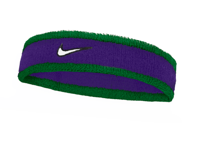 Nike Swoosh Headband - (Green/Purple)