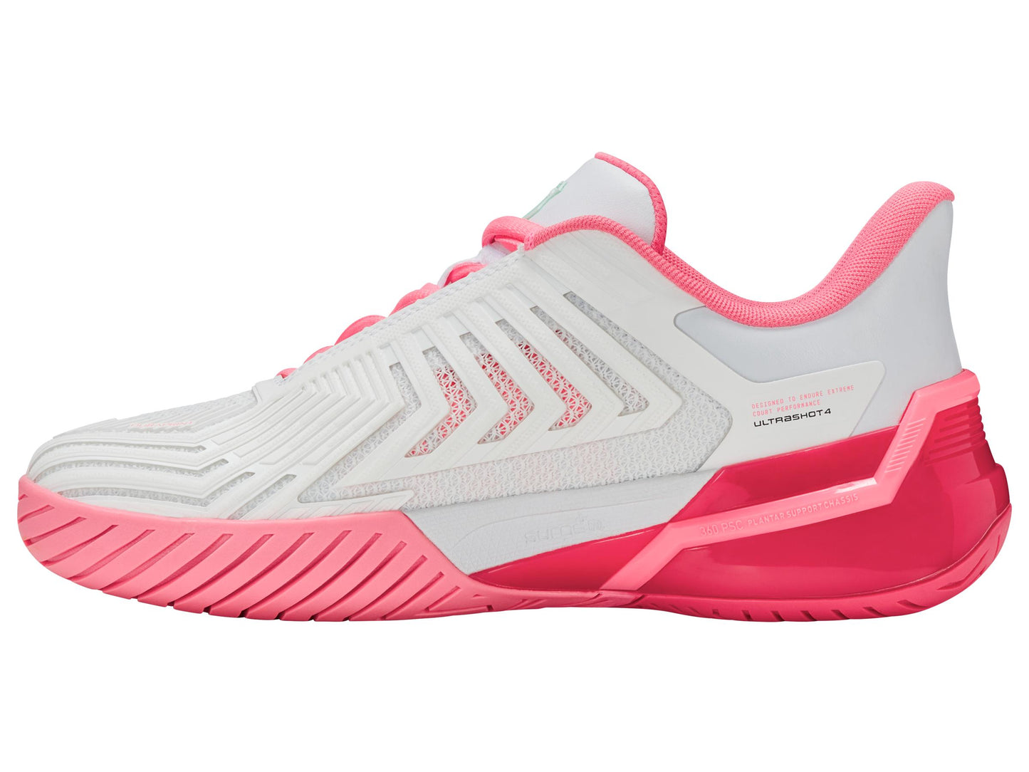 K-Swiss Ultrashot 4 Women's (White/Pink)