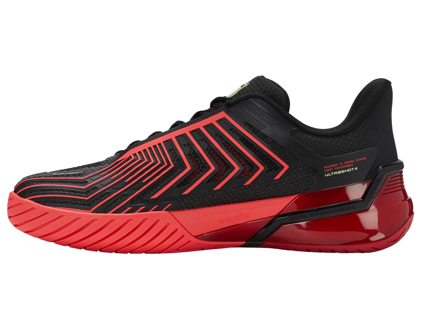 K-Swiss Ultrashot 4 Men's (Black/Red)