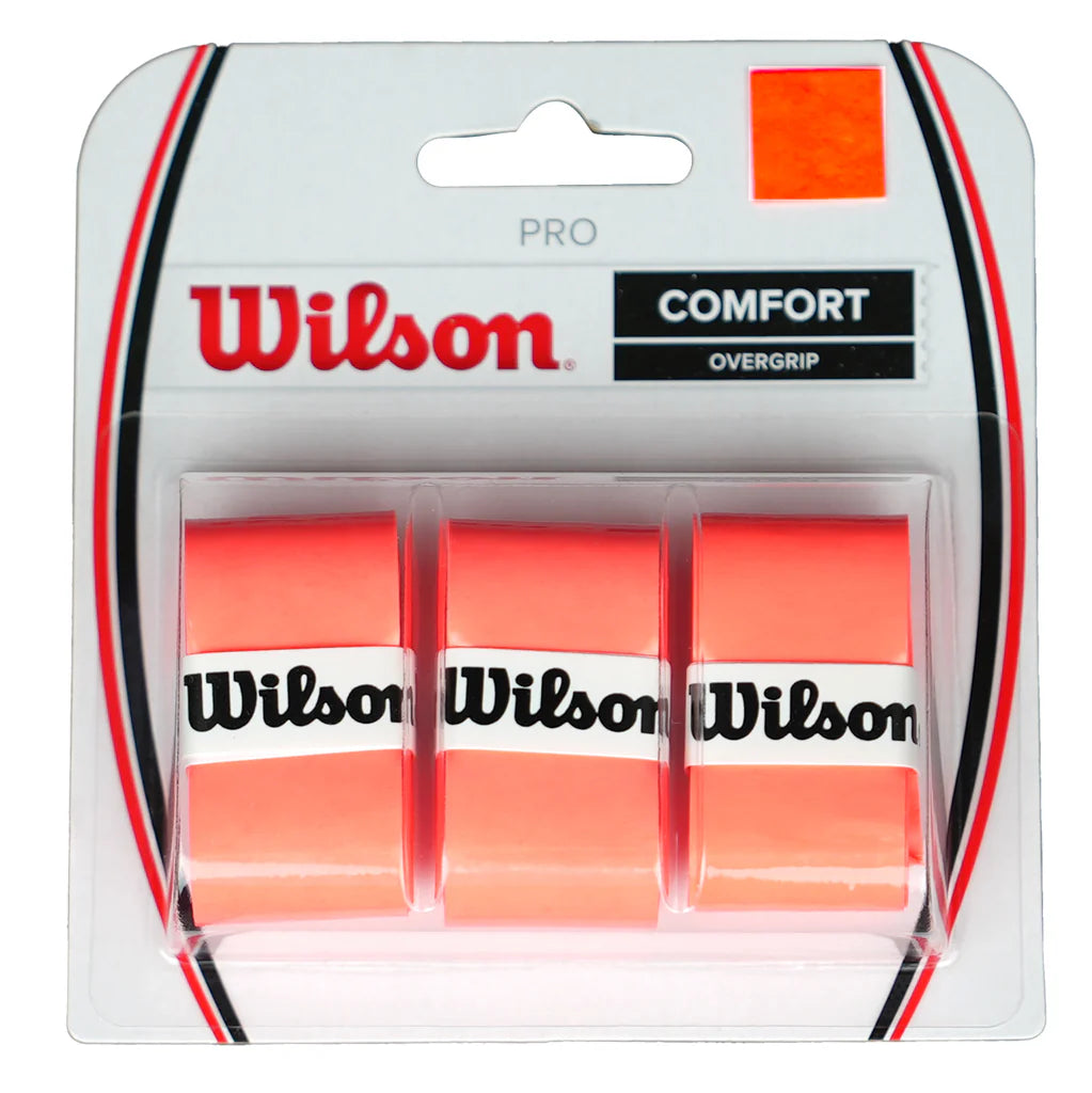 Wilson Pro Overgrip - 3 Pack - Neon Orange
