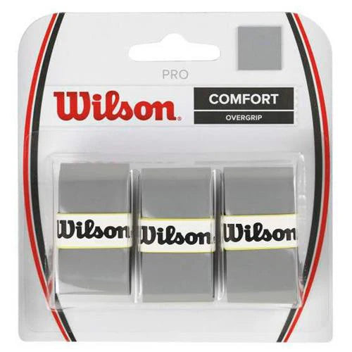 Wilson Pro Overgrip - 3 Pack - Grey