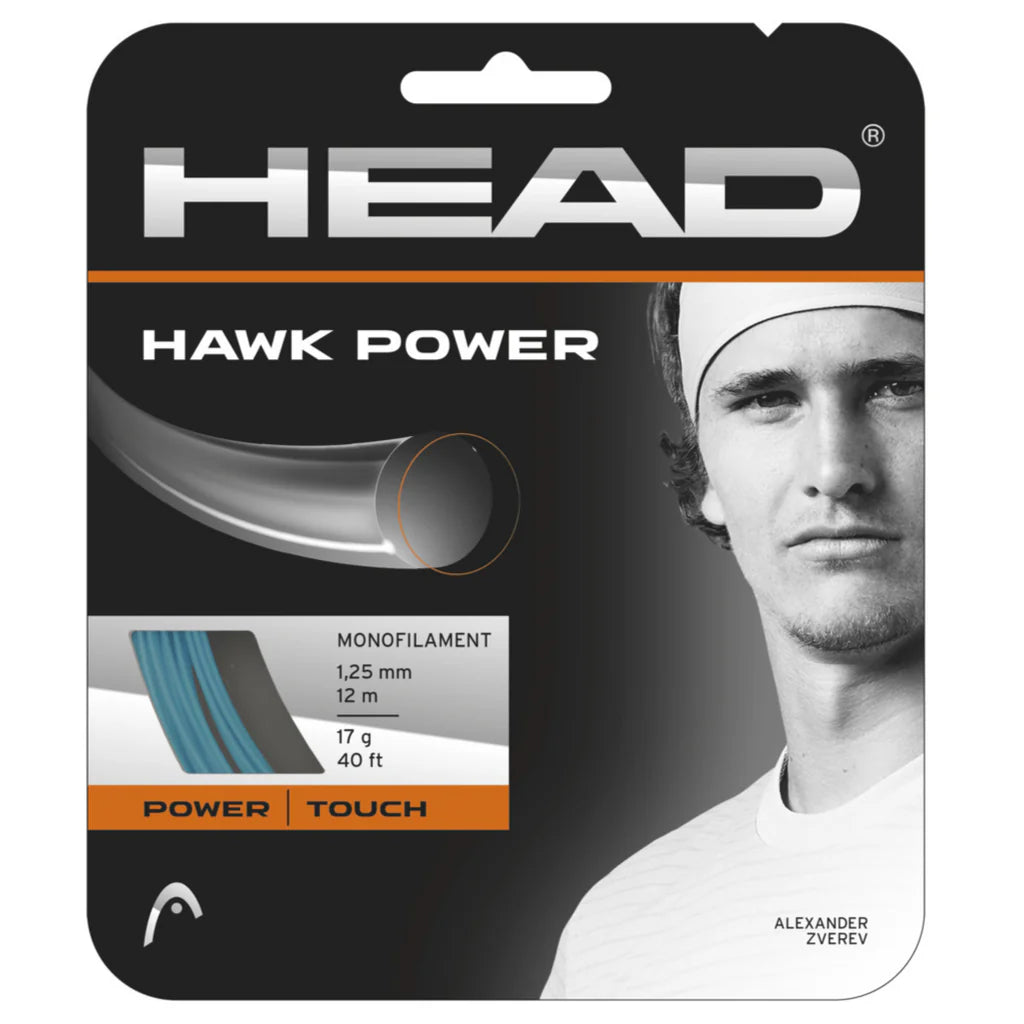 Head Hawk Power 17g/1.25mm - String Set - (Petrol)