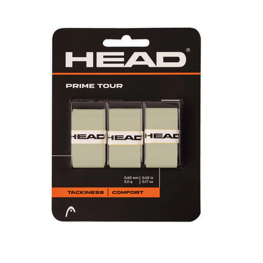 Head Prime Tour Overgrip - 3 Pack - Grey