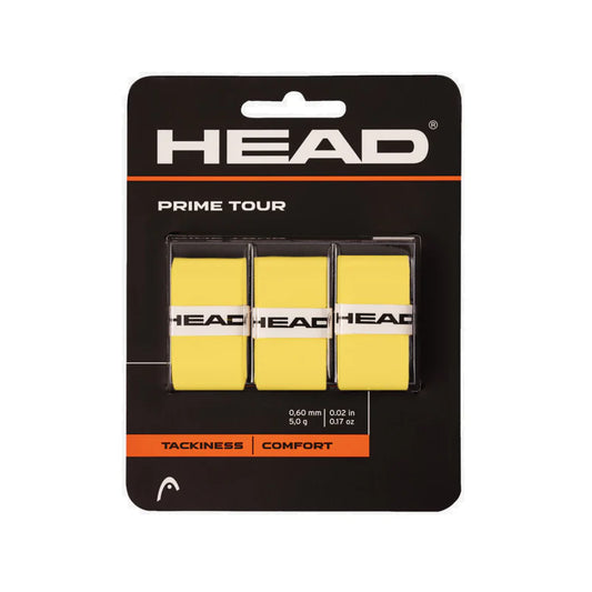 Head Prime Tour Overgrip - 3 Pack - Yellow