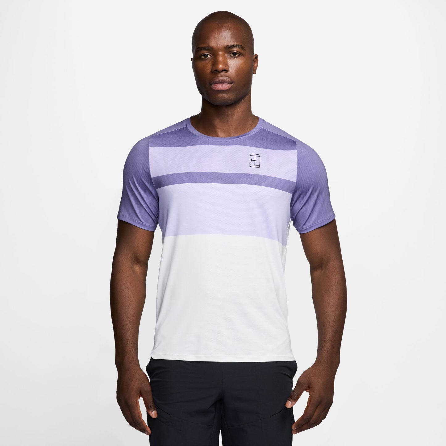 Nike Court Dri-Fit Adavantage Print Top Men’s (Purple)