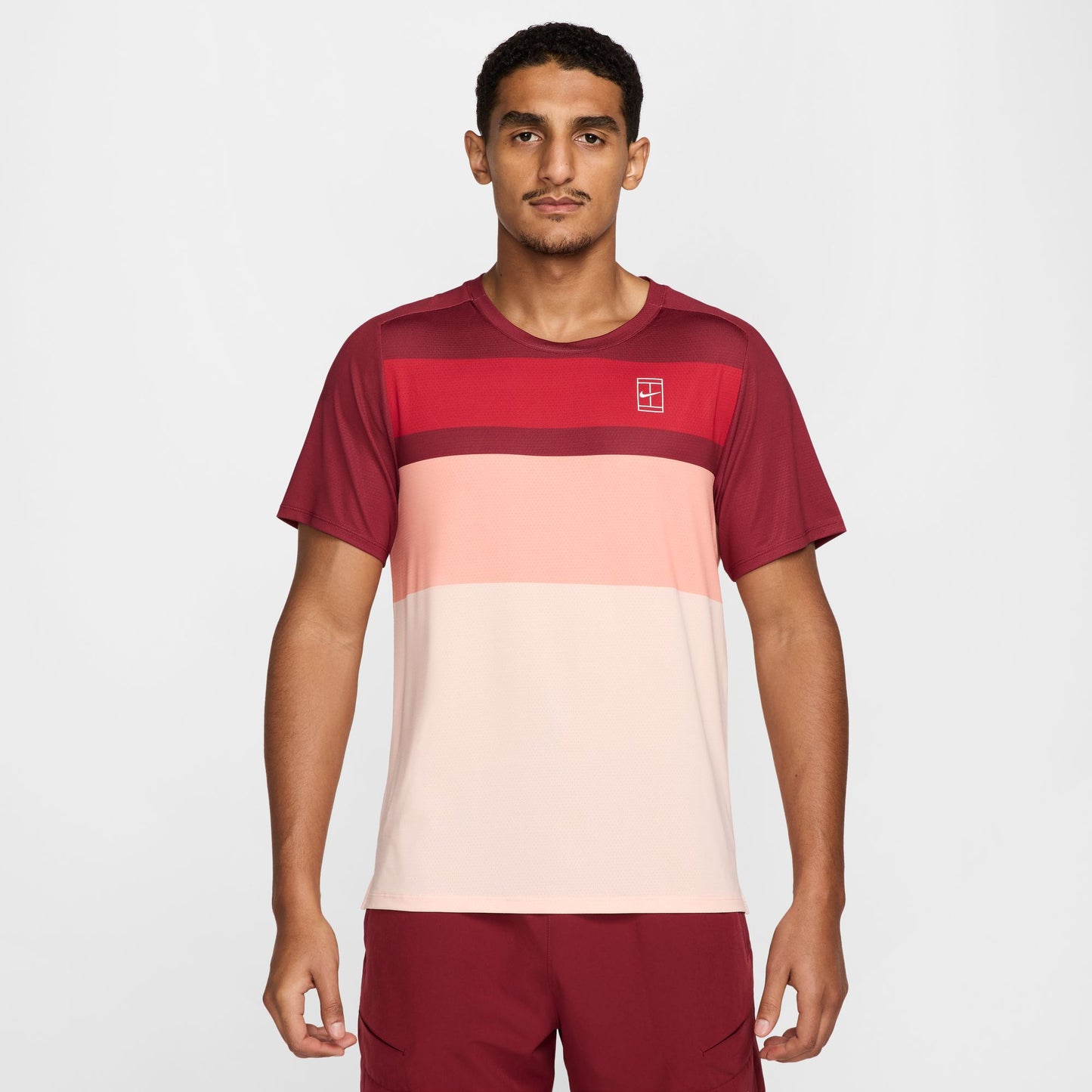 Nike Court Dri-Fit Adavantage Print Top Men’s (Red)