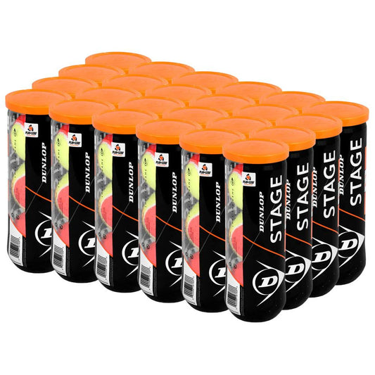 Dunlop Stage 2 Orange Case (24 Cans) - 3 Ball Can