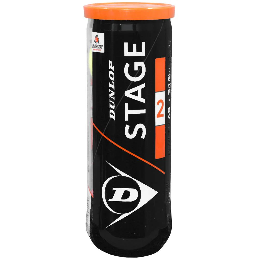 Dunlop Stage 2 Orange - 3 Ball Can