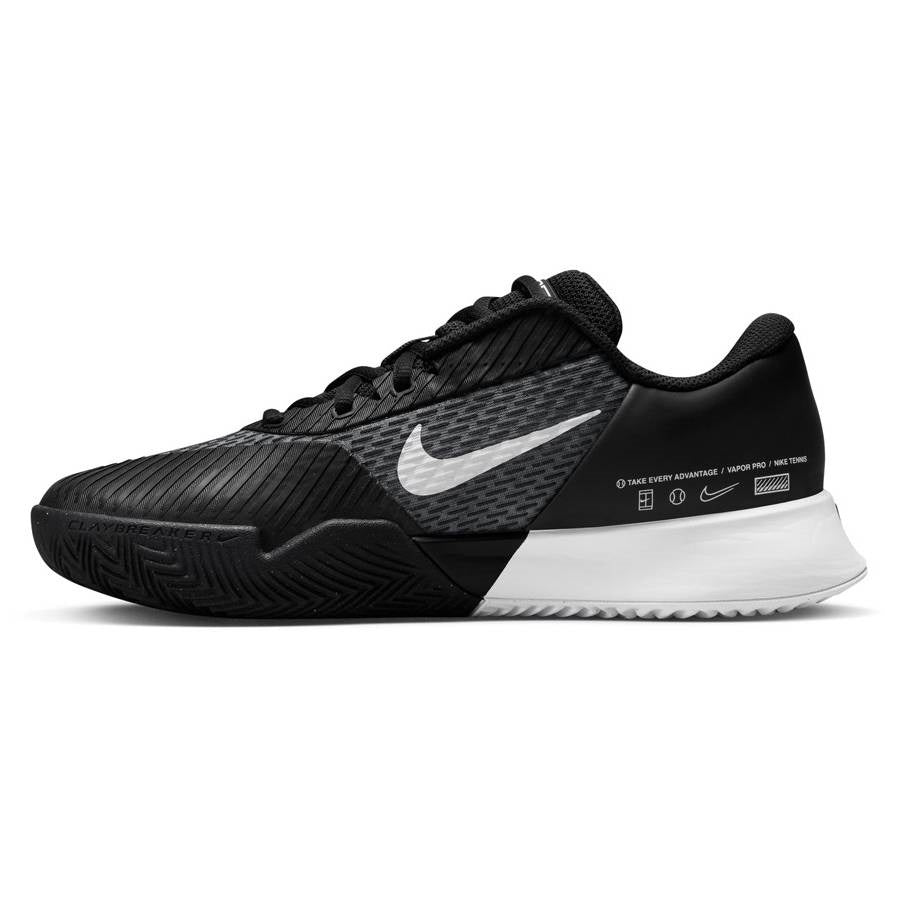 Nike Air Zoom Vapor Pro 2 Women's Clay (Black/White)