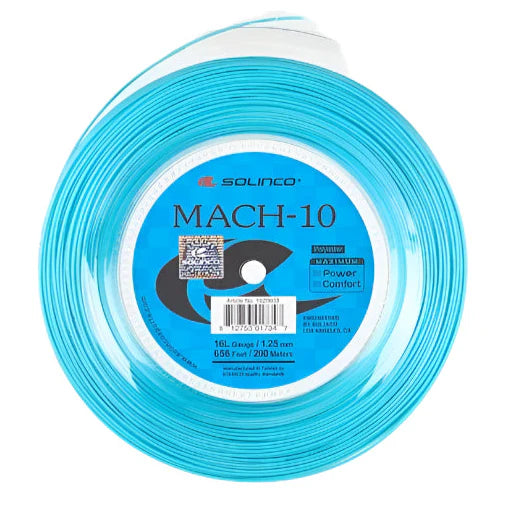 Solinco Mach-10 16L/1.25mm - String Reel - (Blue)