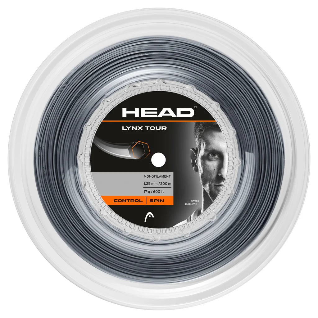 Head Lynx Tour 17g/1.25mm - String Reel - (Grey)