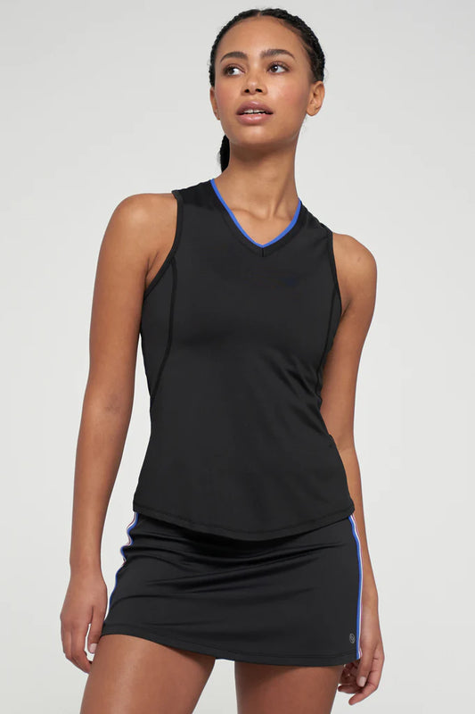 Lija Women's Elite Victory Tank (Black/Blue)