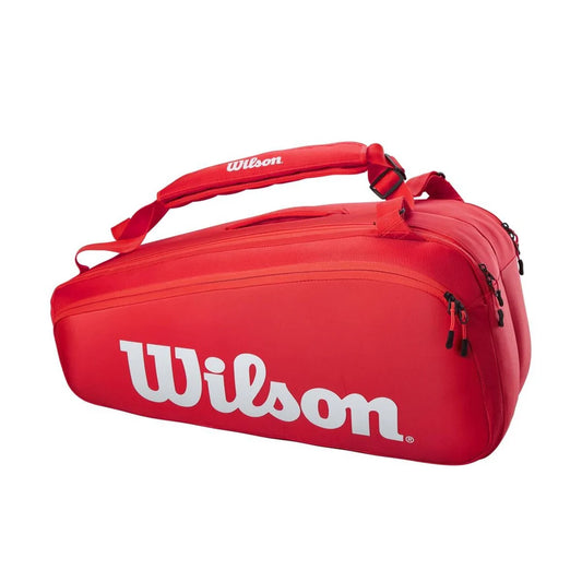 Wilson Super Tour 9 Pack Racquet Bag (red)