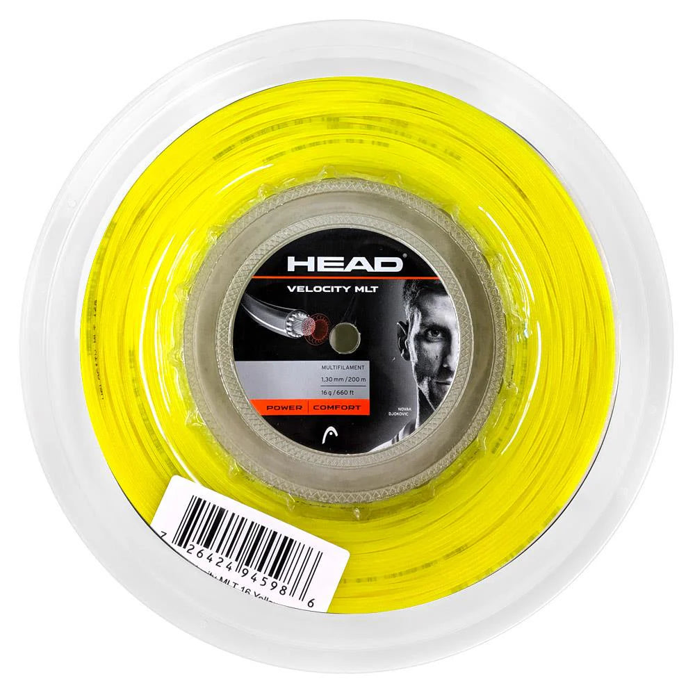 Head Ree Head Velocity MLT 16g/1.30mm - String Reel - (Yellow) – Just Tennis