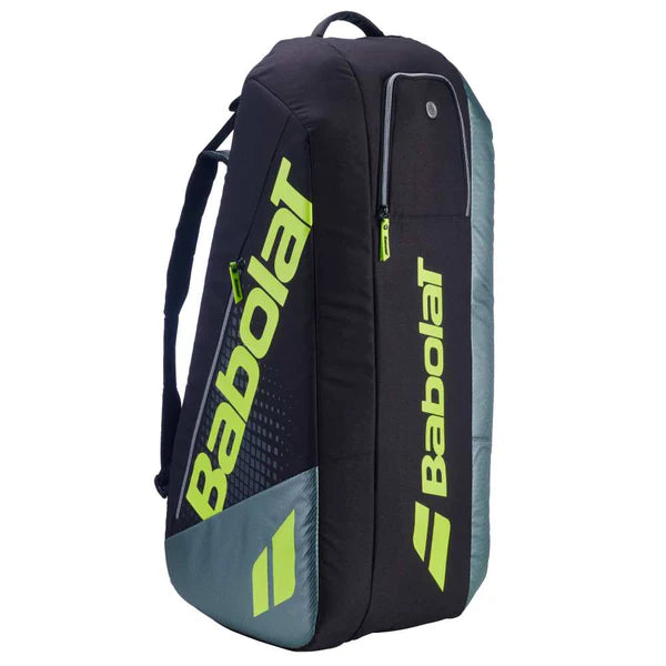 Babolat Pure Aero 6 Racquet Bag Gen 9 (Metalic Grey/Black/Yellow)