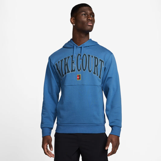 Nike Court Dri-Fit Fleece Heritage Hoodie Men’s (Blue)