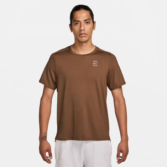 Nike Court Dri-Fit Adavantage Top Men’s (Brown)