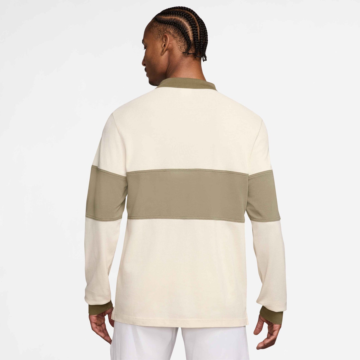 Nike Court Heritage Long Sleeve Polo Men’s (Brown)