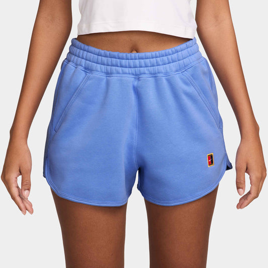 Nike Court Women’s Heritage Fleece Short (Blue)