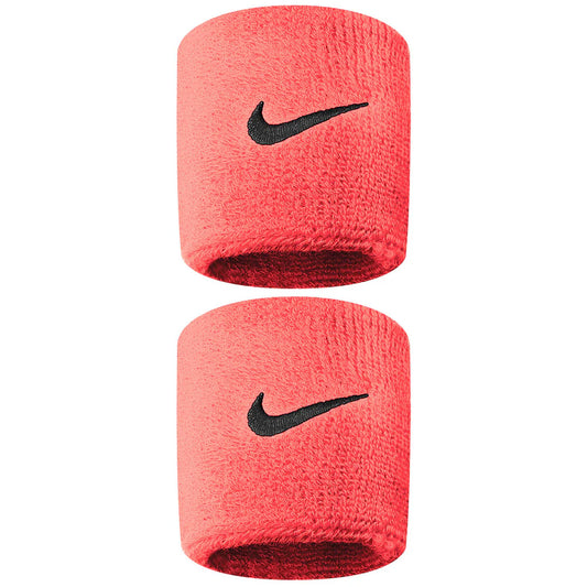Nike Swoosh Wristband 2 Pack - (Pink Gaze/Black)