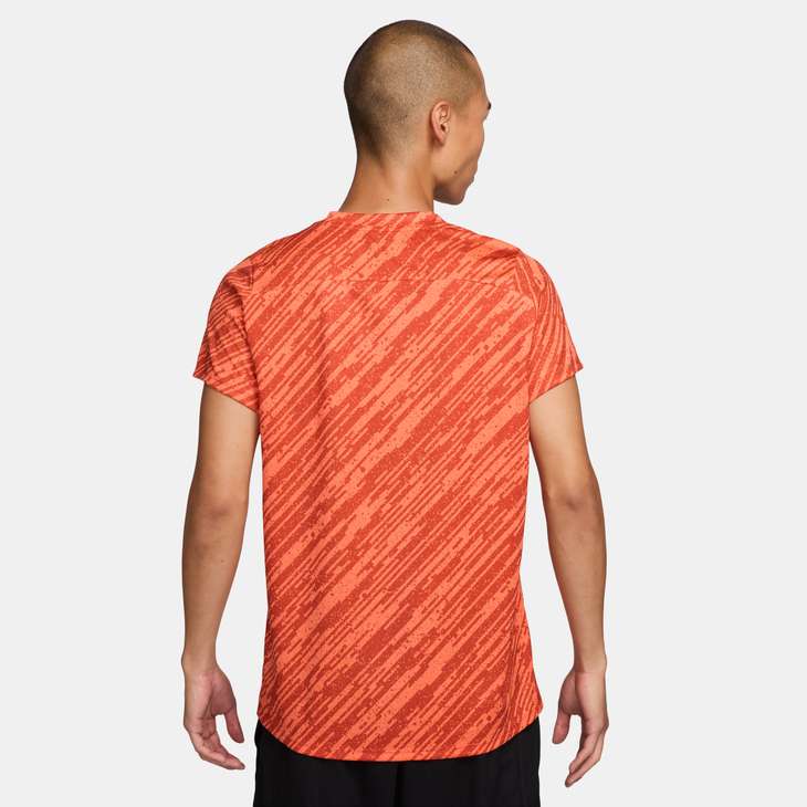Nike Court Dri-Fit Victory Top Men’s (Orange Print)