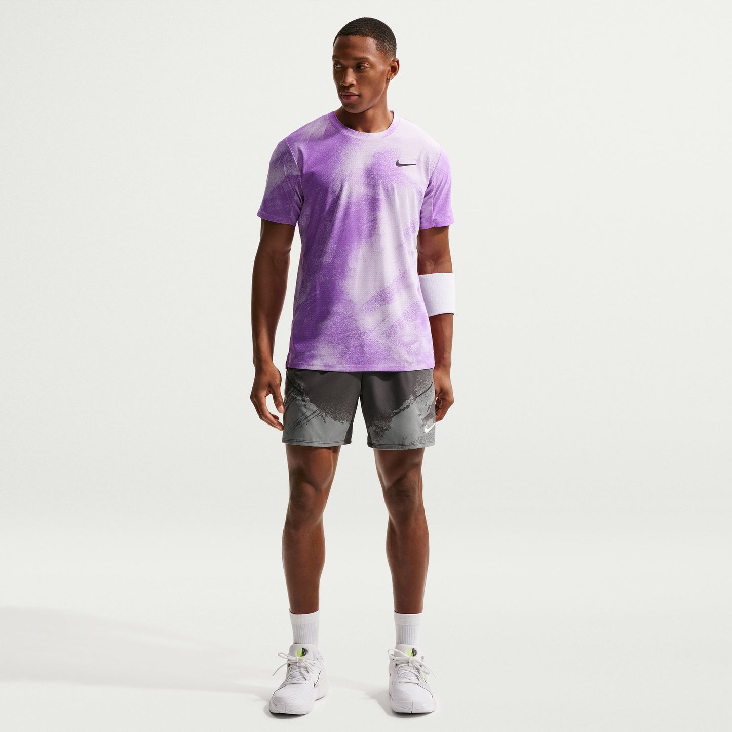 Nike Court Dri-Fit Advantage Slam Shirt Roland Garros Men’s (Purple)