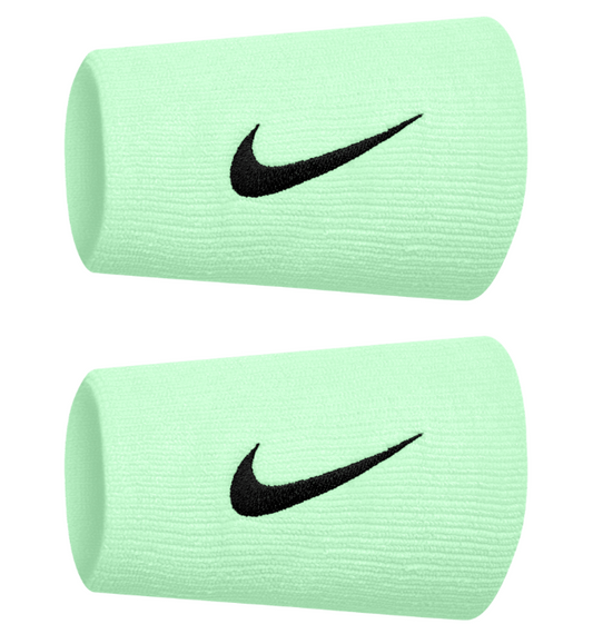 Nike Premier Doublewide Wristband 2 Pack - (Mint)