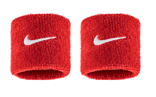 Nike Swoosh Wristband 2 Pack - (Red)