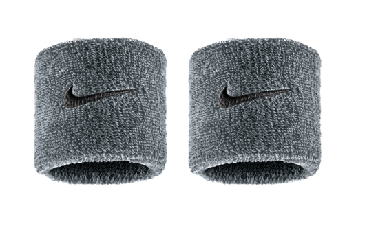 Nike Swoosh Wristband 2 Pack - (Grey)