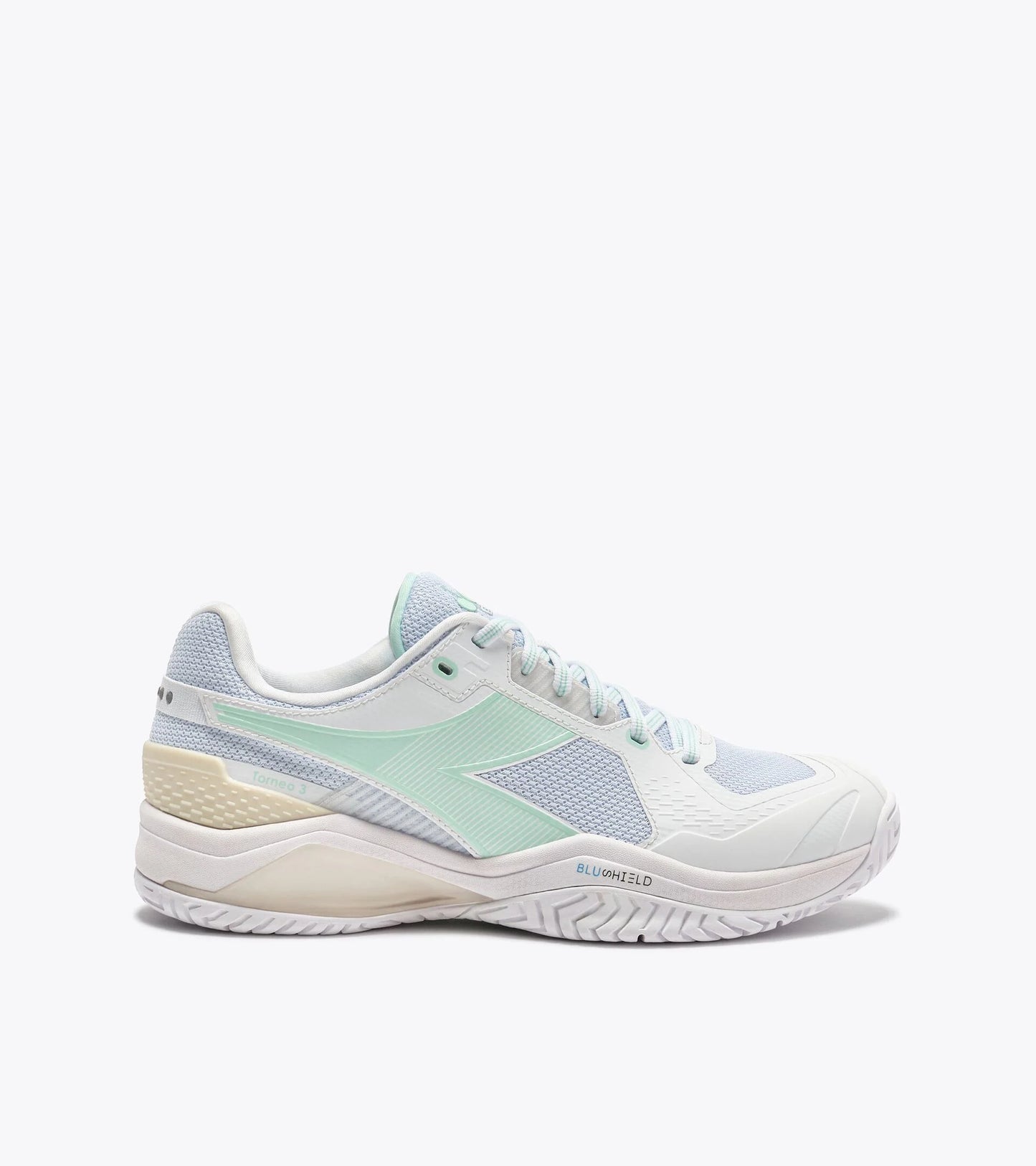 Diadora Blushield Torneo 3 Women's AG (White/Bay)