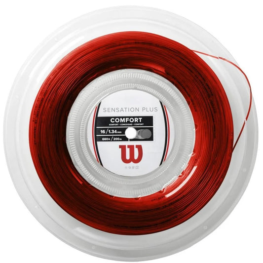 Wilson Sensation Plus 17g/1.28mm - String Reel - (Red)