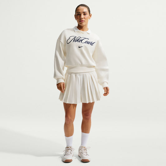 Nike Court Fleece Crew Women's (White)