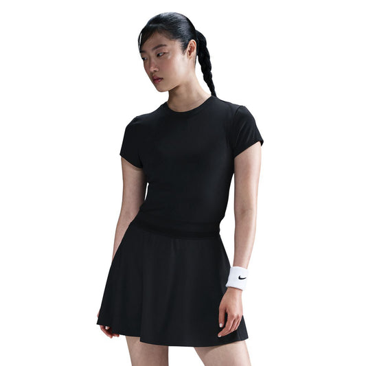 Nike Court Dri-Fit Advantage SS Top (Black)
