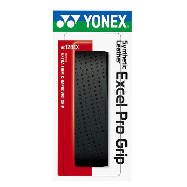 Yonex Excel Pro Synthetic Leather Replacement Grip (Black)