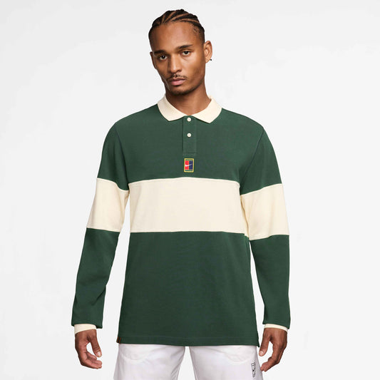 Nike Court Heritage Long Sleeve Polo Men’s (Green)