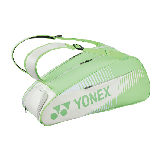 Yonex Active 6-Pack Racquet Bag (White/Green)
