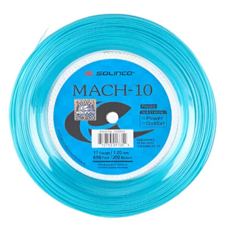 Solinco Mach-10 17g/1.20mm - String Reel - (Blue)