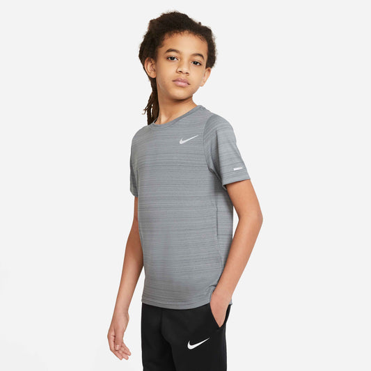 Nike Dri-Fit SS Miller Boys Top (Grey)