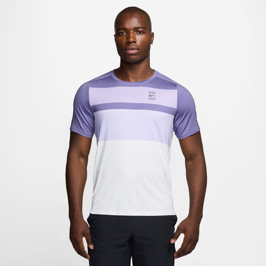 Nike Court Dri-Fit Adavantage Print Top Men’s (Purple)