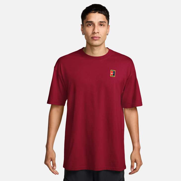Nike Court Cotton Tee M90 Men’s (Red)