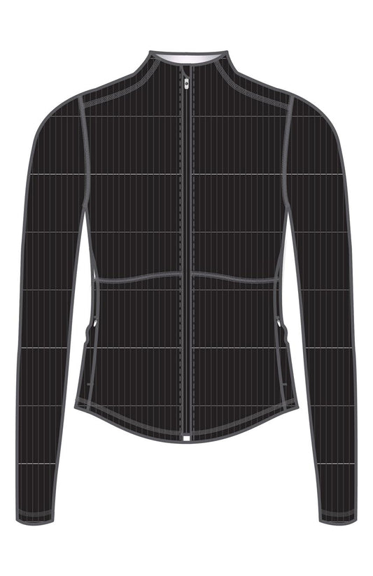MPG Vital Rib Long Sleeve Zip Jacket Women's (black)