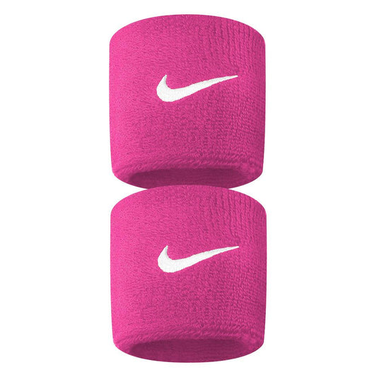 Nike Swoosh Wristband 2 Pack - (Vivid Pink/White)