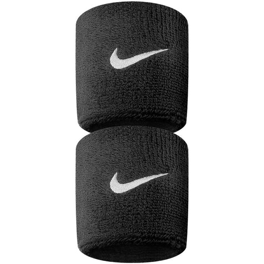 Nike Swoosh Wristband 2 Pack - (Black/White)