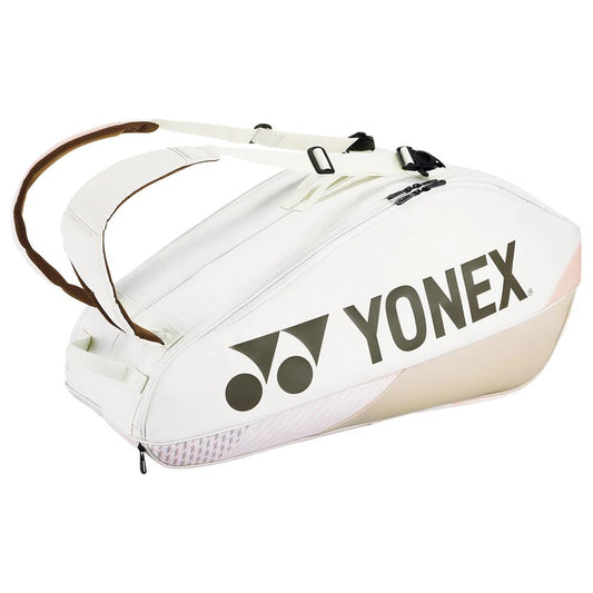 Yonex Pro 6-Pack Racquet Bag (Sand Beige)